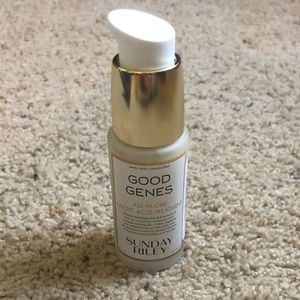 Lactic acid facial treatment